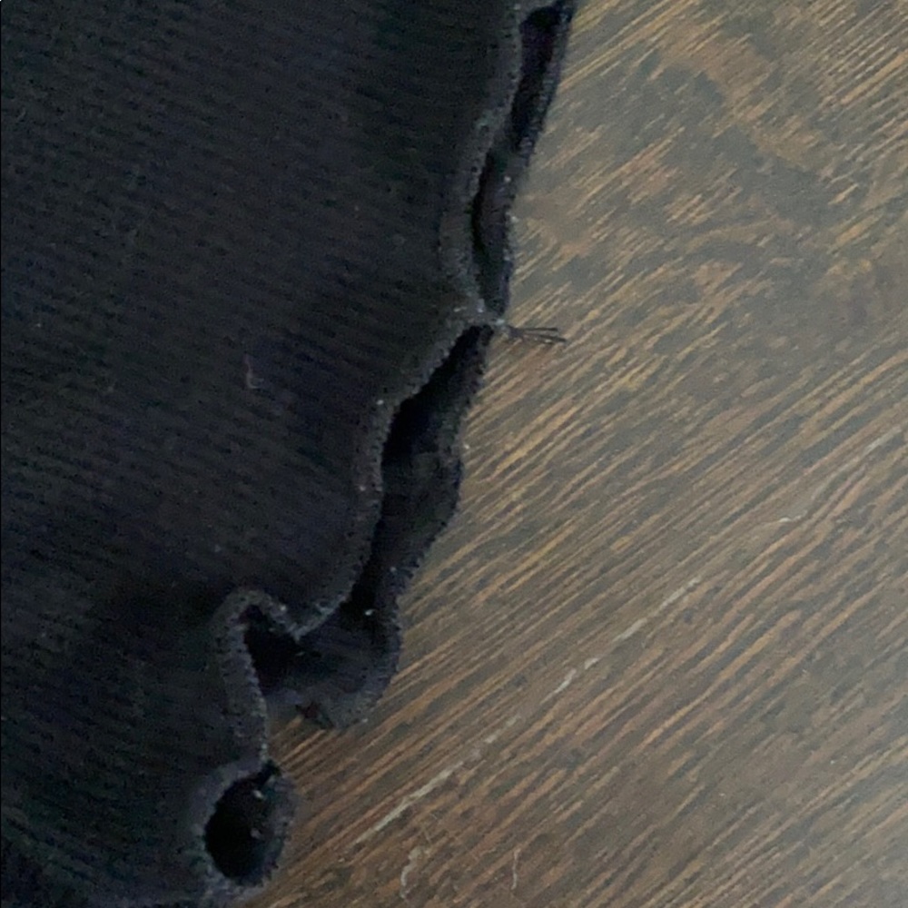 Black Ruffled Tee - Picture 2 of 3